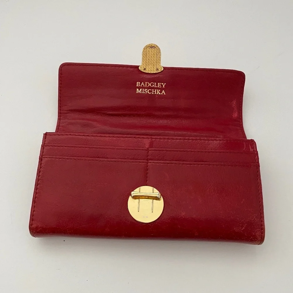 Badgley Mischka Leather Wallet